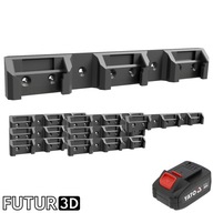 Uchwyt potrójny na akumulator YATO 18V LI-ION z blokadą