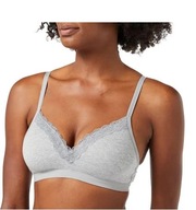 Śliczny biustonosz IRIS & LILLY bawełniany modelujący szary