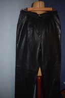 SPODNIE CZARNE SKÓRZANE DAMSKIE_36