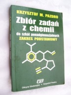 ZBIÓR ZADAŃ Z CHEMII - PAZDRO