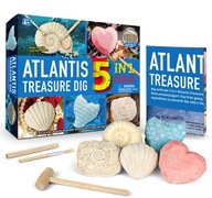 ATLANTYDA 5w1 WYKOPALISKO SUPER ZESTAW - 5 skarbów