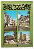 Łódź Kawiarnia Basia i Hortex 1980r. Fiat 126p i 125p