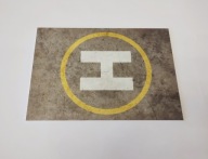 Podstawka "Płyta lotniska 03" skala 1:72 roz.A5 druk PCV 3mm