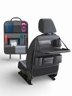 ORGANIZER SAMOCHODOWY NA FOTEL OCHRONNY Z KIESZENIAMI DO AUTA XL CZARNY EKO