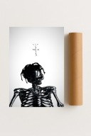 Plakat bez ramy 21x30cm Cactus Jack Travis Scott Rap Muzyka Hip Hop Prezent