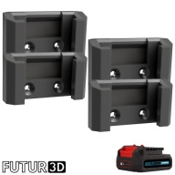 Uchwyt pojedynczy na akumulator Erbauer 12V EXT DualVolt z blokadą