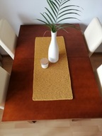 MAMAJASTUDIO Bieżnik ręcznie robiony,obrus na stół ,35x80cm 3mm.