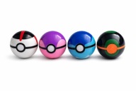 ZESTAW 4 POKEBALL 7CM POKEMONY POKEMON KULA WATERBALL