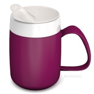 Kubek Termiczny Ornamin Senior Stabilny + Ustnik Ergonomiczny Uchwyt 280 ml