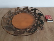 # STARA TACA OZDOBNA MIEDŹ ? ŚREDNICA 26CM