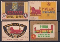 Lwówek Śląski Browar, 4 etykiet /SZ czer/