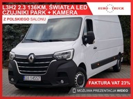 Renault Master 2.3 dCi L3H2 Swiatla LED, czujniki park. kamera cof., salon