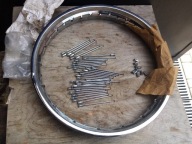 Jawa 350 6v 360 nowa oryginalna felga szprychy