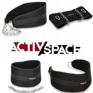 PAS KULTURYSTYCZNY UNIWERSALNY WYTRZYMAŁY CZARNY REGULACJA OBCIĄŻENIOWY