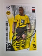 Karta topps match attax autograf Champions Borussia Youssoufa Moukoko