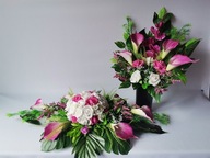 Komplet Cmentarz Kula Różana Biel - Malina