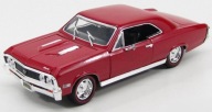 CHEVROLET Chevelle SS 396 red 1967 1/18 MOTORMAX 73104Red/Black