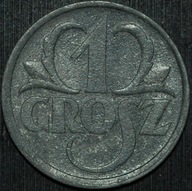 1 grosz 1939 GG - piękny egzemplarz