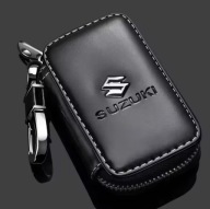 SUZUKI ETUI POKROWIEC SKÓRZANY NA KLUCZYK CZARNY