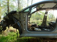 VW GOLF VIII 8 LEWY SŁUPEK PRÓG ĆWIARTKA