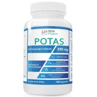 POTAS 350mg czysty Cytrynian Potasu VEGE 120 kaps