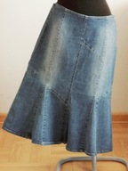 SPÓDNICA DAMSKA Jeansowa Dżinsowa R.40