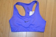 nike XS bokserka/top fioletowo-niebieska
