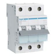HAGER MBN350E MCB Wyłącznik nadprądowy Icn=6000A 3P B 50A