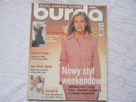 Burda 2 / 2002 W ŚRODKU WYKROJE