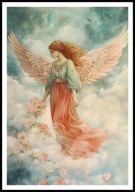 A2 PLAKAT OBRAZ ANIOŁ, PLAKAT Z ANIOŁEM, ANIELSKIE SKRZYDŁA, ANIELICA NR 18