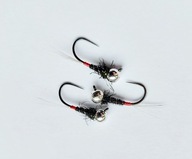 SZTUCZNA MUCHA NIMFA JIG #10 Jig Black red