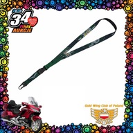 Smycz do kluczy zielona - 30lat Gold Wing Club od Poland - GWCPL dla WOŚP