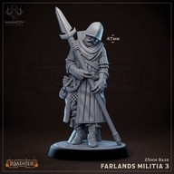 Farland Militia 3 - Roadside - figurka RPG DnD D&D - druk 3D 14K
