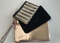 victoria's secret saszetka zestaw 3 rozmiary złoto