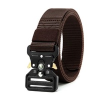 Pasek Pas taktyczny wojskowy militarny brązowy rozmiar uniwersalny QR