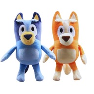 ZESTAW BLUEY I BINGO PLUSZAK 28 CM MASKOTKA PLUSZOWA PIESEK PRZYTULANKA