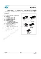 [10 szt.] M27W201-80K6 EPROM OTP 2Mbit 3.3V