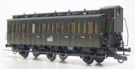 Roco - wagon osobowy 3-osiowy 3kl typ C3 - boczniak z budką - DR -44505