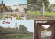 ŻNIN - PL. WOLNOŚCI - POMNIK - KOŚCIÓŁ - BISKUPIN