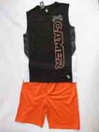 SPORTOWY KOMPLET UBRAŃ SPODENKI I KOSZULKA XL/TG-14- 16