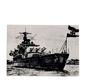 Okręt Wojenny Pocztówka