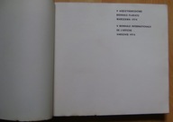 PLAKAT -V MIĘDZYNARODOWE BIENNALE PLAKATU WARSZAWA 1974 -katalog wystawy