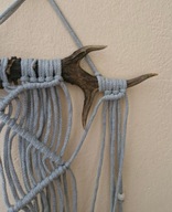 Makrama na porożu 1,Handmade