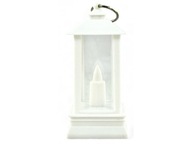 LAMPIONIK DEKORACYJNY BIAŁY LED + BATERIE GRATIS RORATY