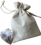 Zioła do kąpieli relaksujacej na dobry sen w lnianym woreczku