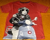 Bluzka T-shirt motor goryl 122-128 T: