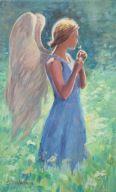 poranny anioł Obraz Olejny Sabina Salamon30x50cm