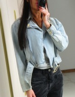 %%%%%%%% ROBERTA BIAGI katana jeansowa r.S ***