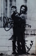 NICK CAVE / BLIXA BARGELD - zdęcie z autografami