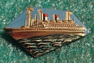ODZNAKA M.S. BATORY STATEK PASAŻERSKI - TRANSATLANTYK - MARYNISTYKA